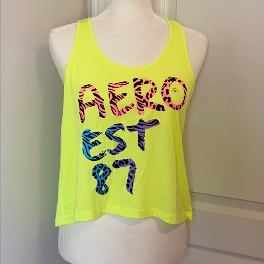 Aeropostale Graphic Aero Logo Sleep Tank Top